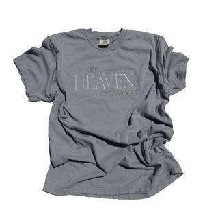 Make Heaven Crowded Embroidered Tee